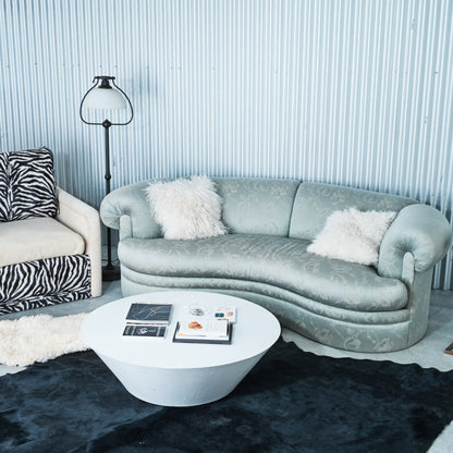 Curved Damask Sofa