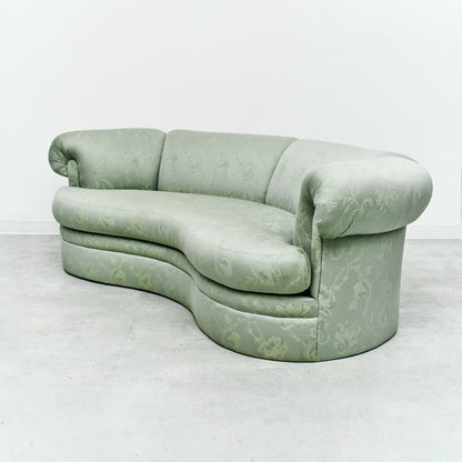 Curved Damask Sofa