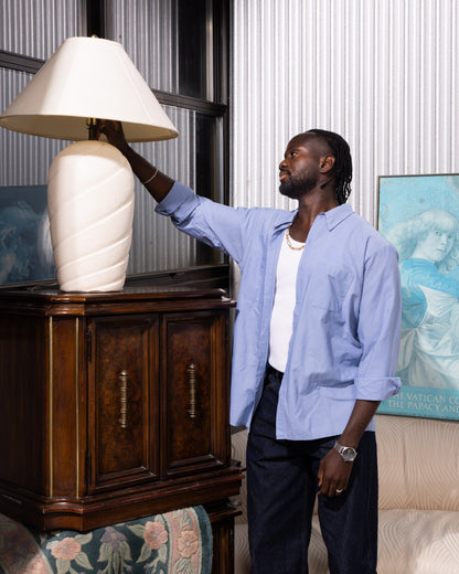 Cream Postmodern Ceramic Table Lamp