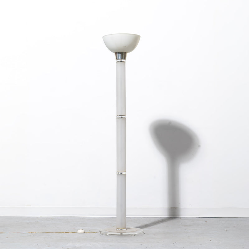 Postmodern Lucite Torchiere Floor Lamp
