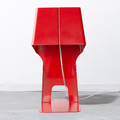 Red Matteo Ragni Leti Bookend Lamp