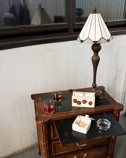 Tiffany Style Stained Glass Table Lamp