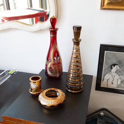 MCM Bohemian Red Decanter