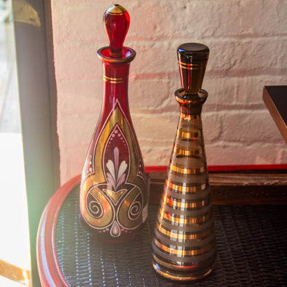 MCM Bohemian Red Decanter