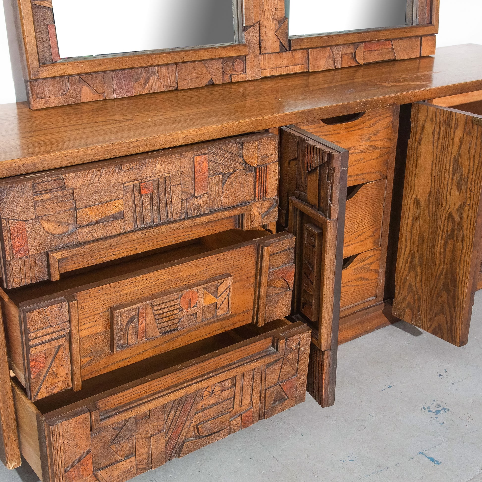 lane mid century modern dresser Vintage Lane 1st Edition Mid Century Modern 6-Drawer Dresser