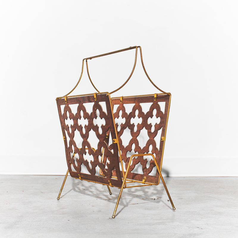 Mid-Century Modern Magazine Rack