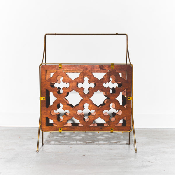 Mid-Century Modern Magazine Rack