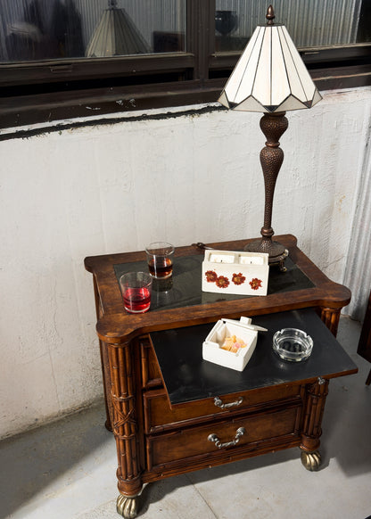 Tiffany Style Stained Glass Table Lamp