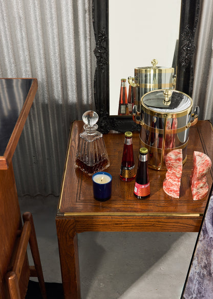 Mid-Century Modern Kraftware Dual-Toned Ice Bucket