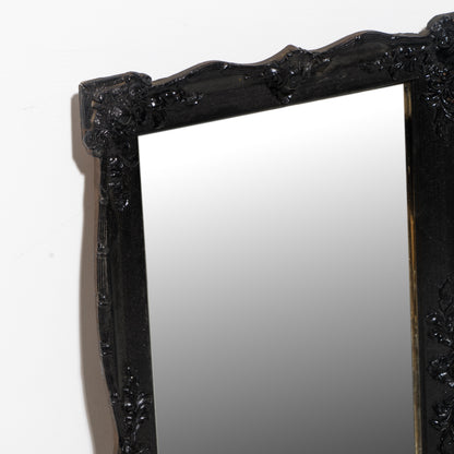 Tresi Studio Black Lacquered Ornate Mirror