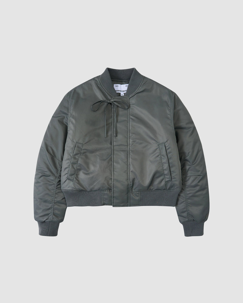 Sundae School - KHAKI FLOWER CHANNELED BOMBER