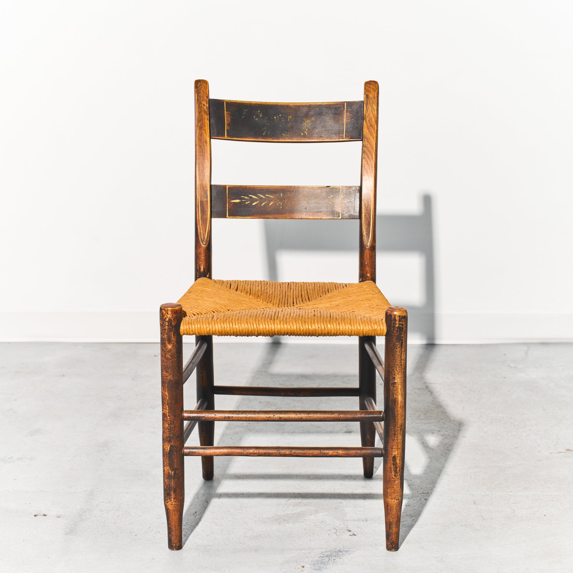 Painted Woven Chair