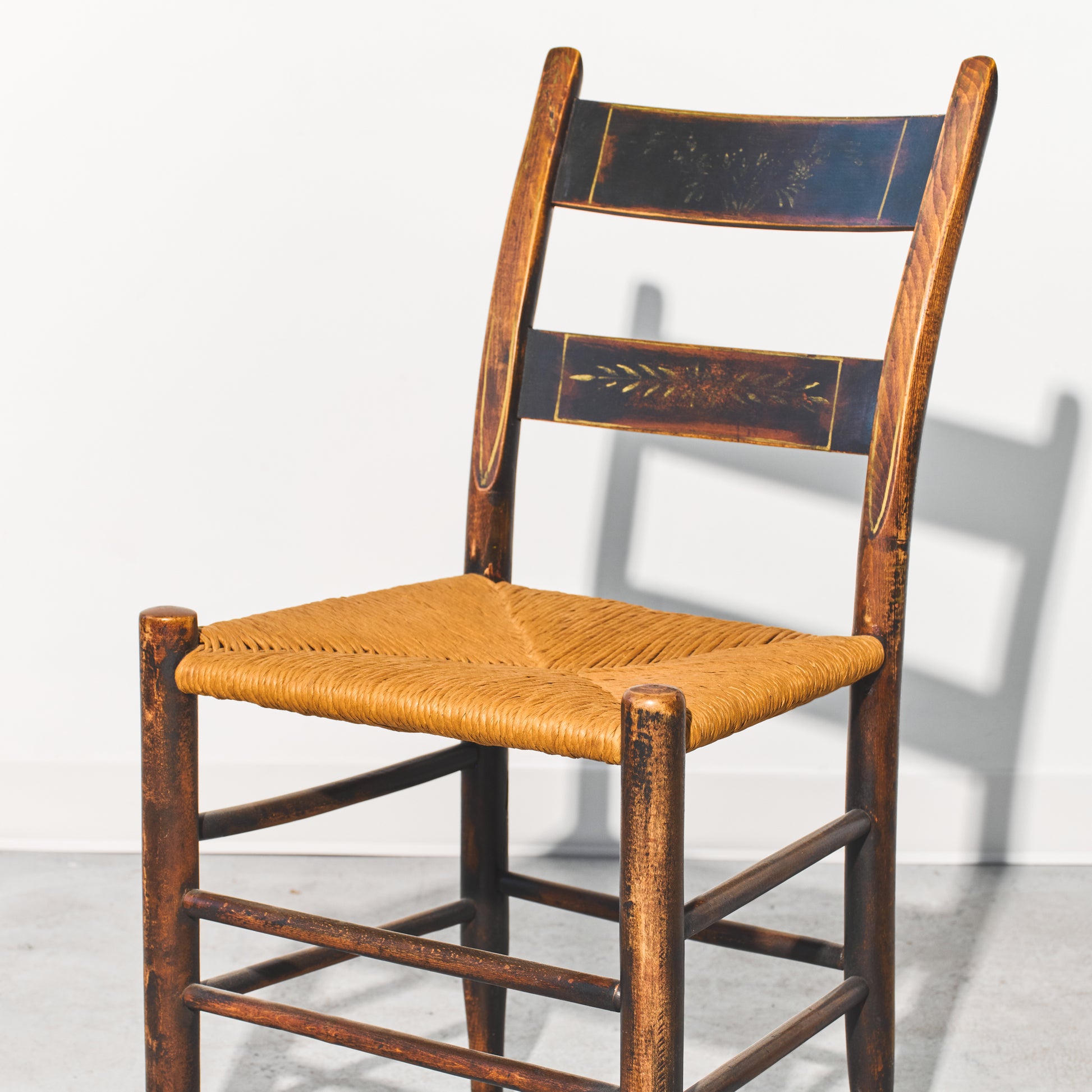 Painted Woven Chair