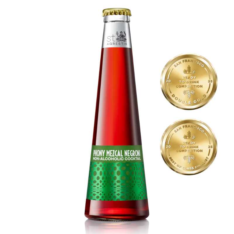 St. Agrestis - Non-Alcoholic Phony Mezcal Negroni.