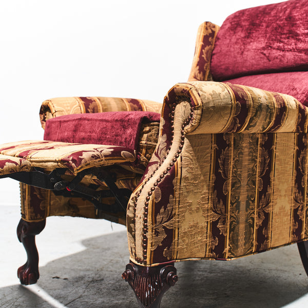 velvet recliner