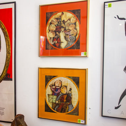 2 Musicians Framed Print By G. Rodo Boulanger