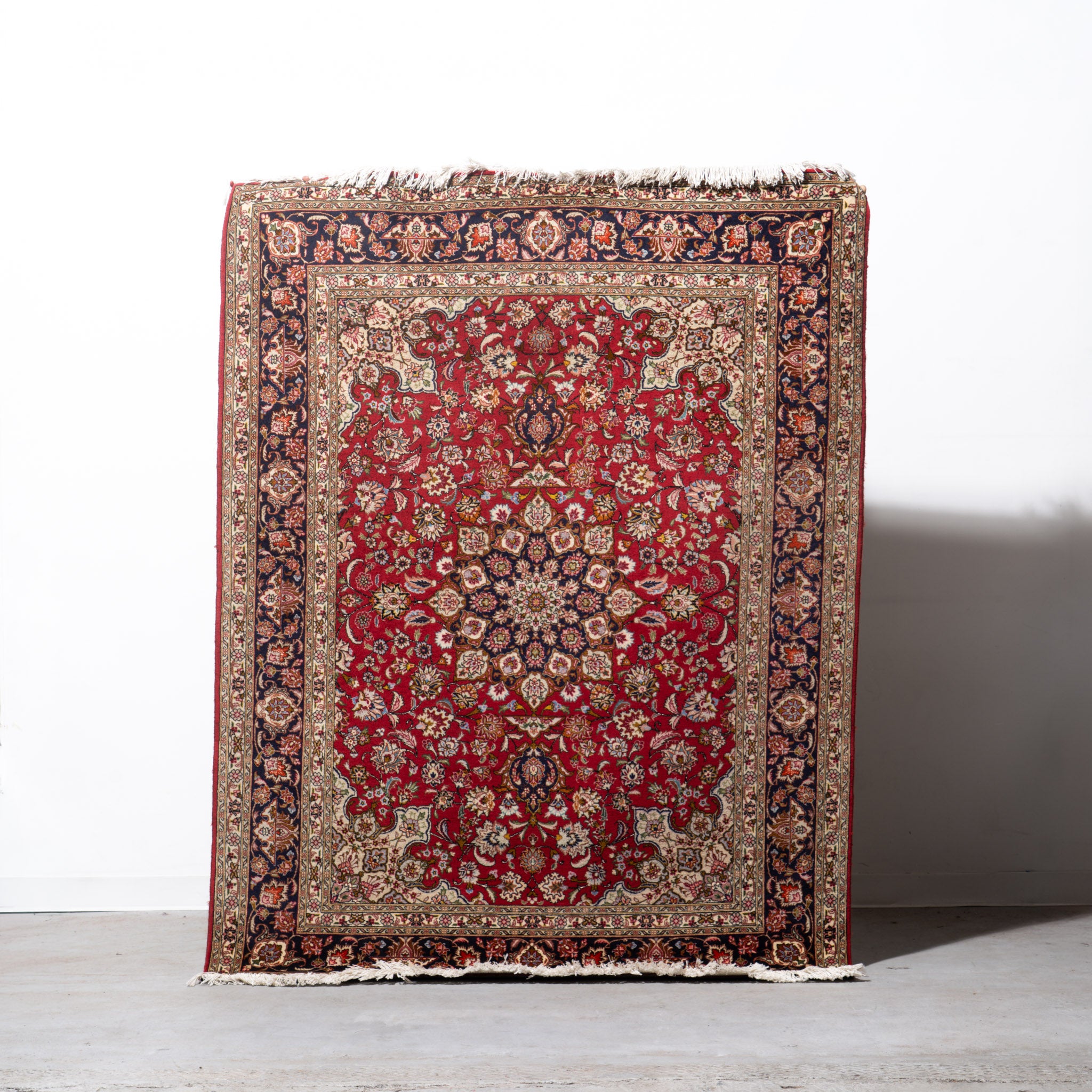 Red and Cream Persian Rug