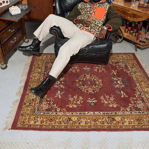 Red Gold Persian Rug