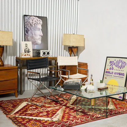 Red Hand-Woven Moroccan Behaad Rug