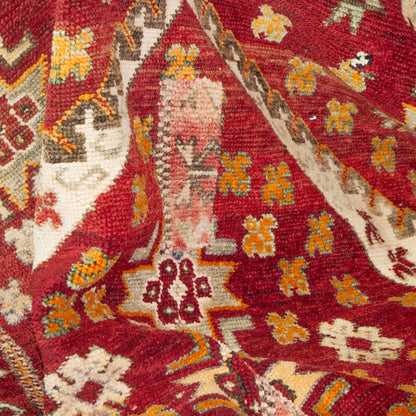 Red Hand-Woven Moroccan Behaad Rug