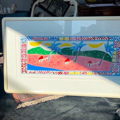Framed Island of Itaparica Seriograph