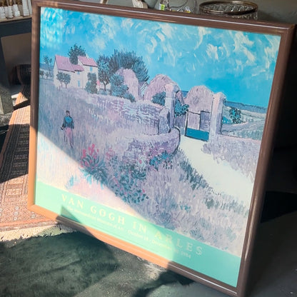 Framed 1984 Van Gogh Print