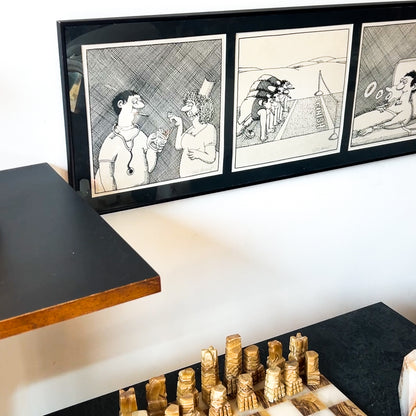 Framed Signed Comic Prints by Skip Morrow