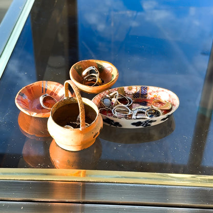 3 Mexican Mini Terracotta Bowls