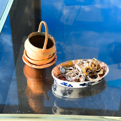 3 Mexican Mini Terracotta Bowls