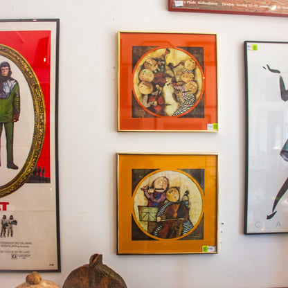 2 Musicians Framed Print By G. Rodo Boulanger