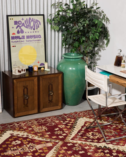 Mid-Century Modern Reno Rutili  Walnut Nightstand (2 Available)