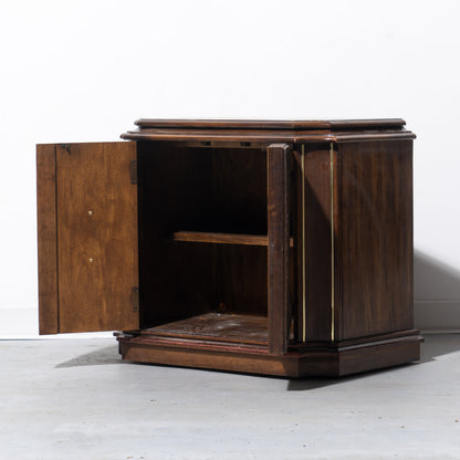 National Mt Airy Burl Wood Nightstand (2 Available)