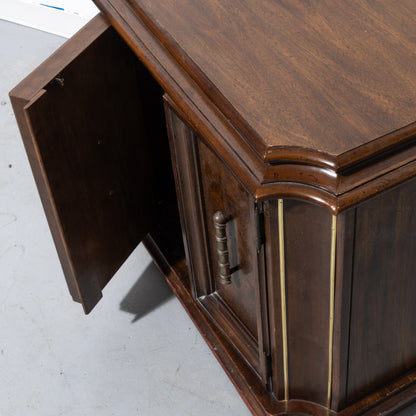 National Mt Airy Burl Wood Nightstand (2 Available)
