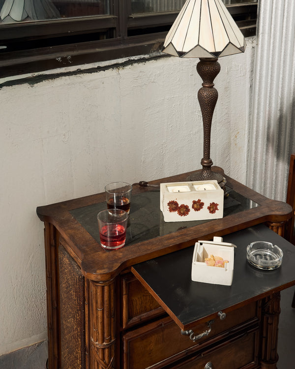 Vintage Wood Nightstand