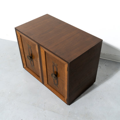 Mid-Century Modern Reno Rutili  Walnut Nightstand (2 Available)