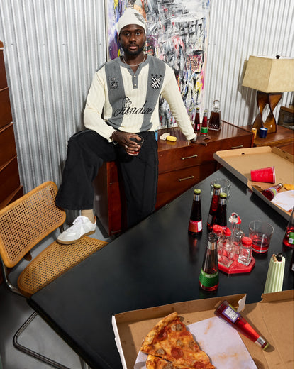 Black Lacquered Wood X-Leg Dining Table