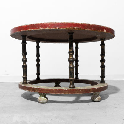 Hand-Painted Italian Mosaic Coffee Table