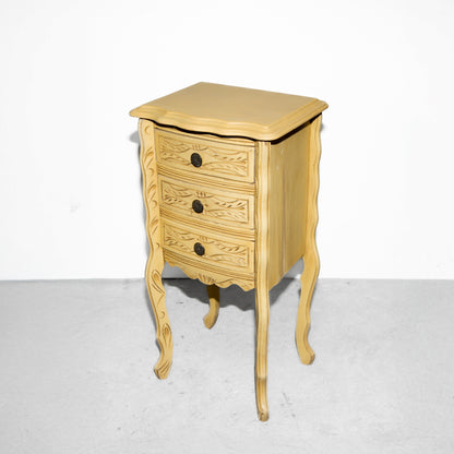 Yellow Shabby Chic Side Table