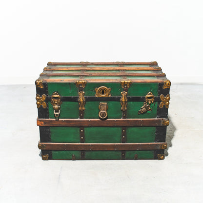 Green Steamer Trunk