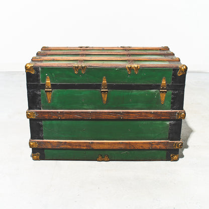 Green Steamer Trunk
