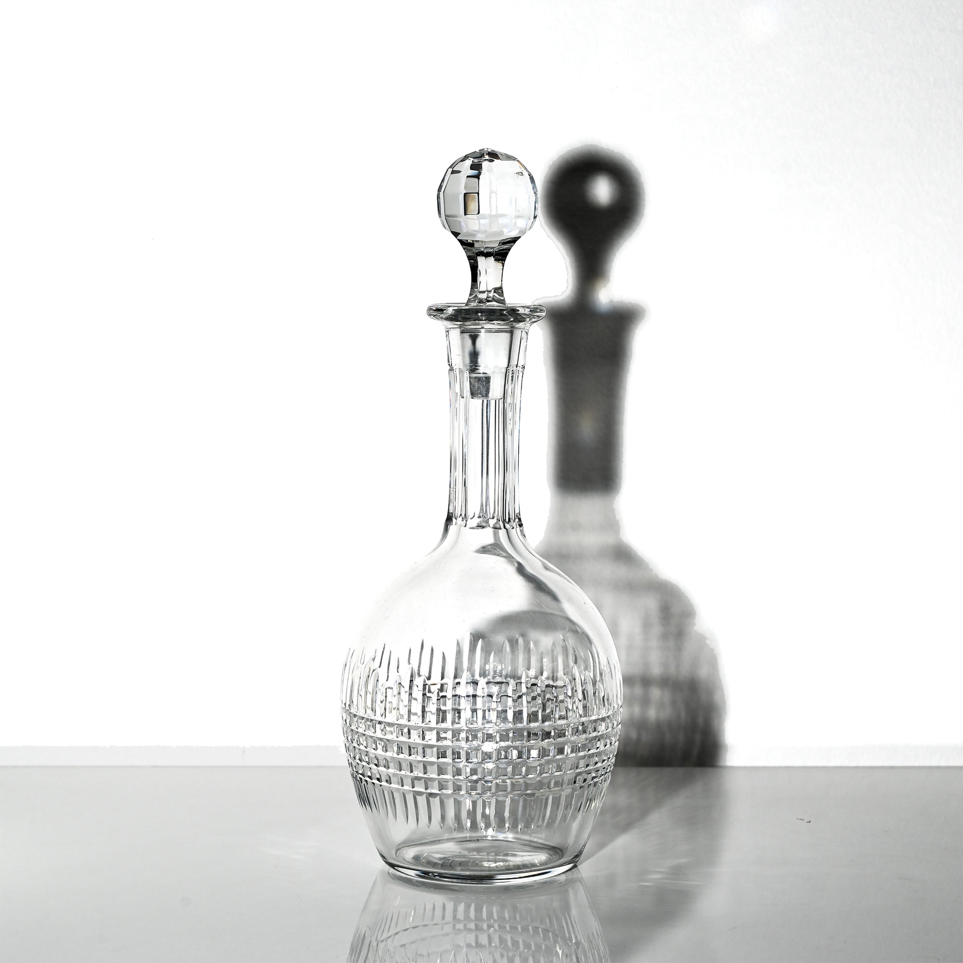 Vintage Antique Crystal Glass Decanters Set