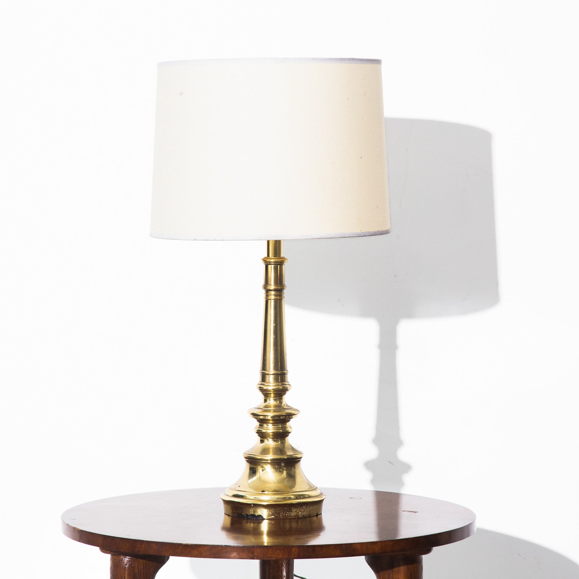 Vintage Gold Metal Table Lamp