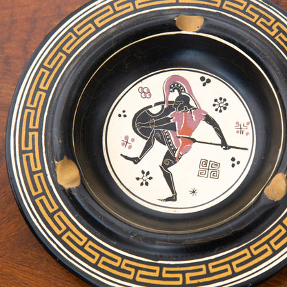 Vintage Greek Vassilopoulos Compote and Ashtray