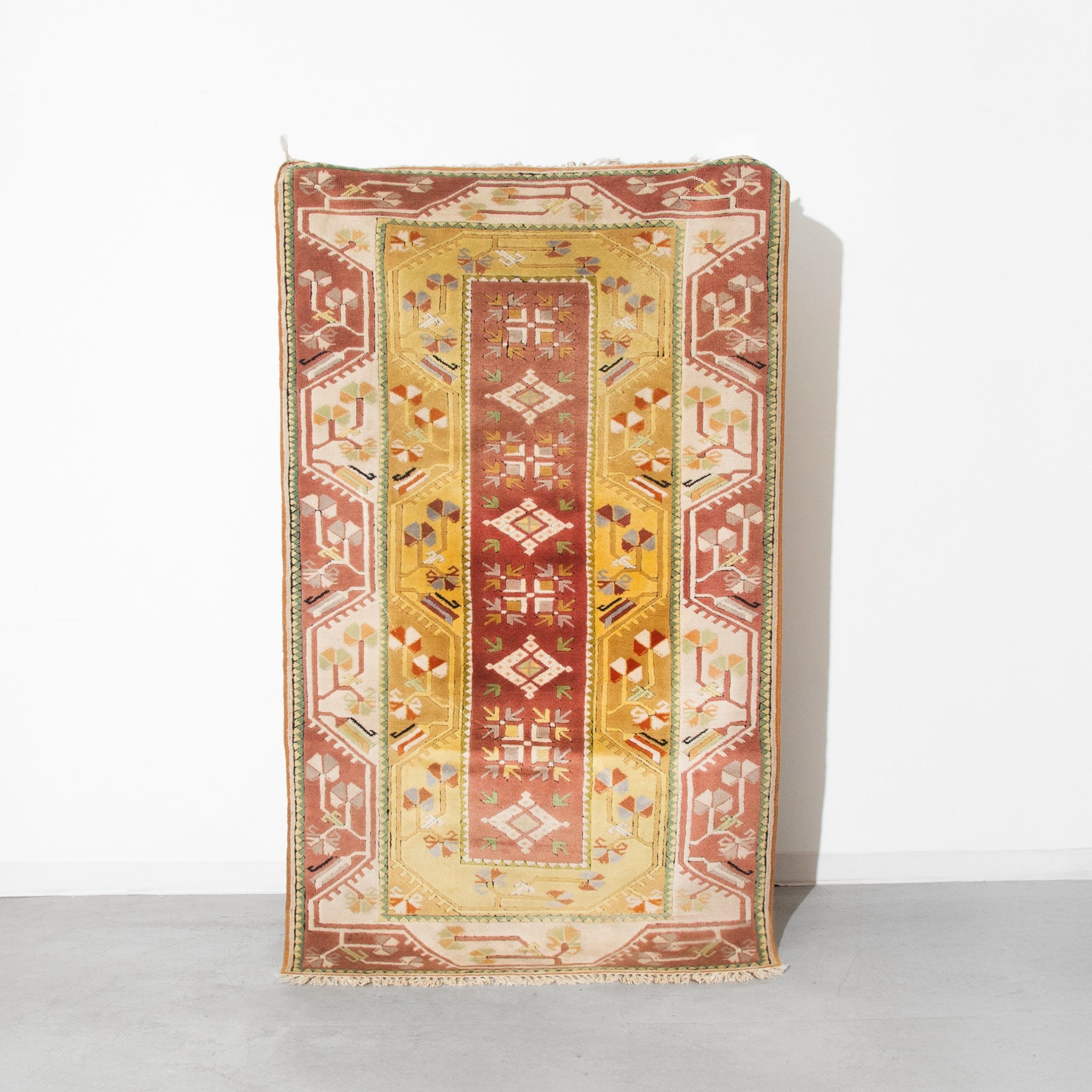 Vintage Handmade Turkish Persian Oriental Wool Area Rug