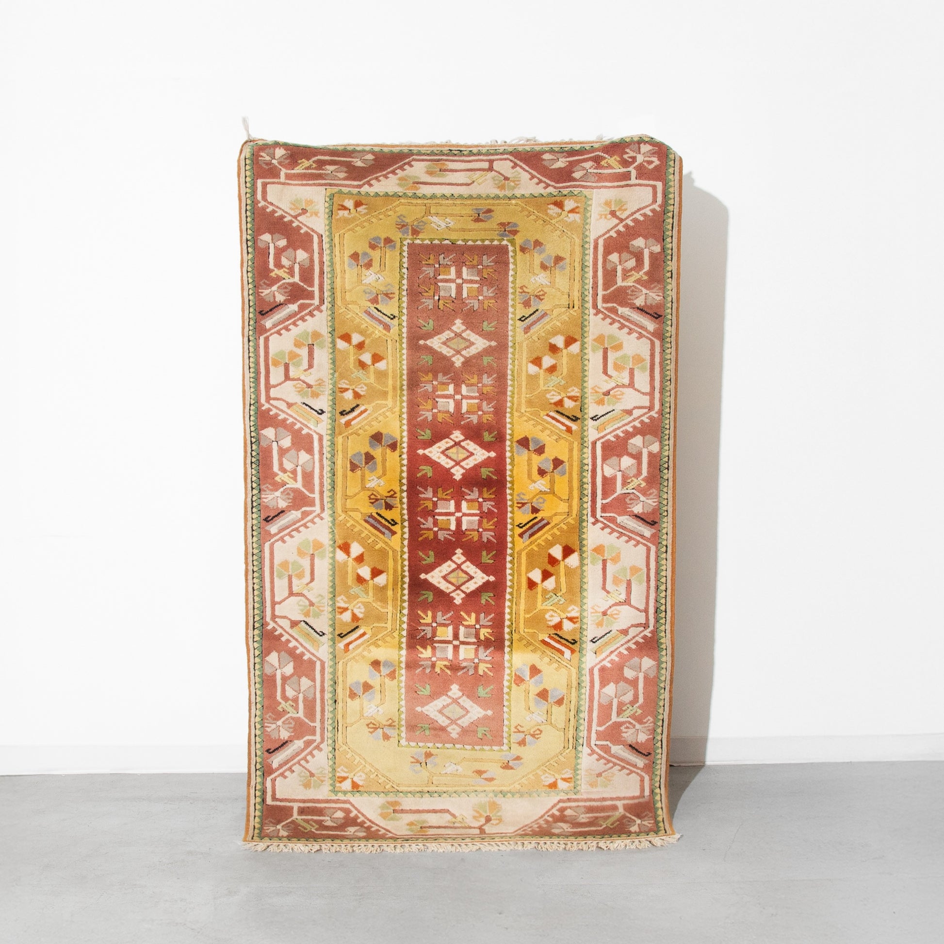 Vintage Handmade Turkish Persian Oriental Wool Area Rug