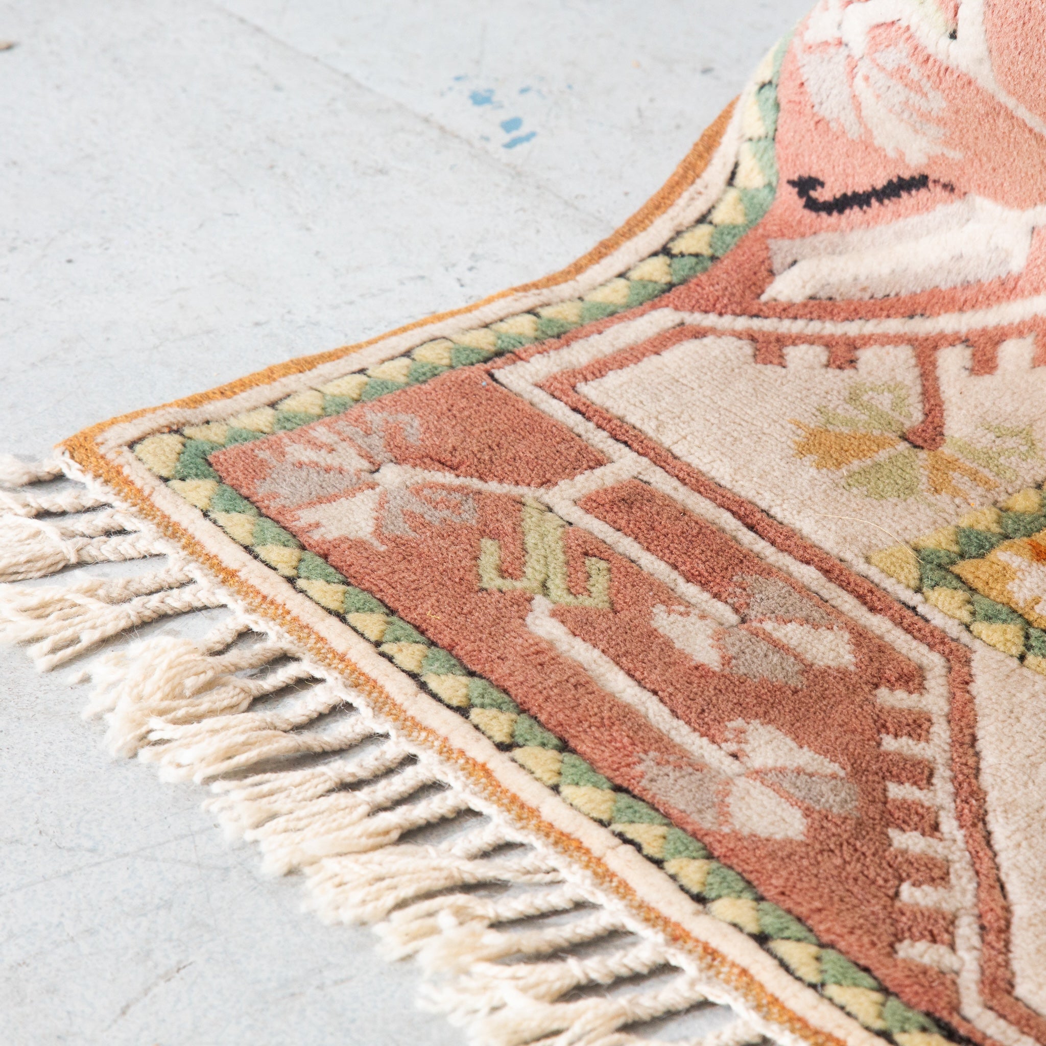 Vintage Handmade Turkish Persian Oriental Wool Area Rug