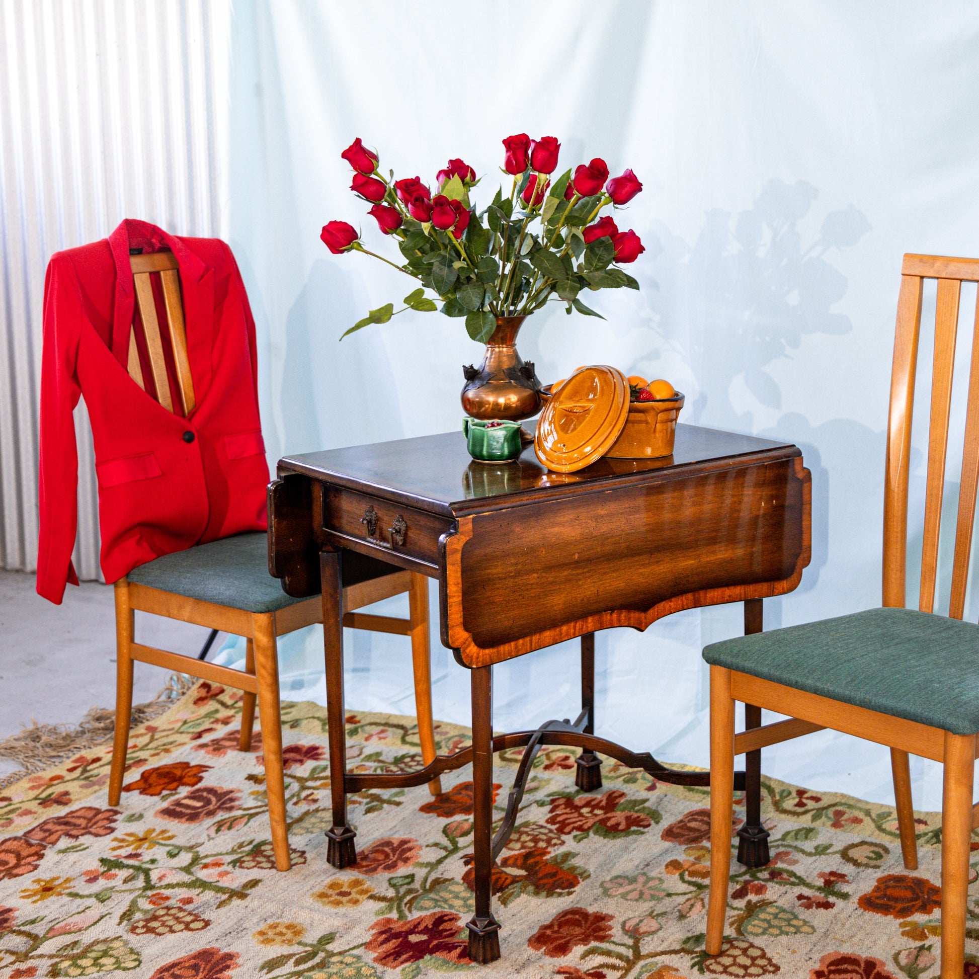 Vintage Mid-Century Modern MCM Dining Chairs Pair