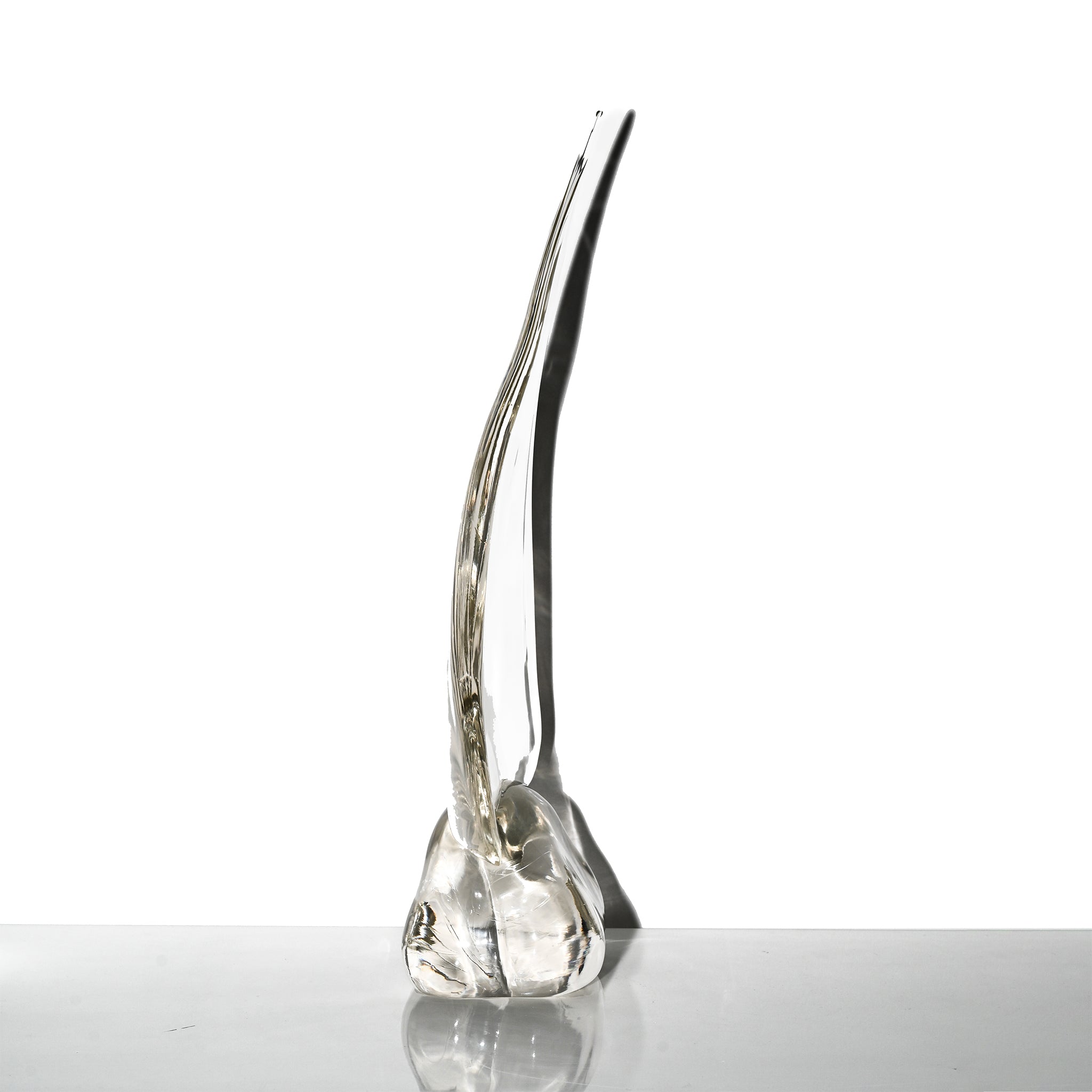 Vintage Murano Glass Modernist Sailboat Sculpture