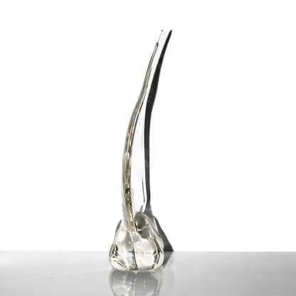 Vintage Murano Glass Modernist Sailboat Sculpture