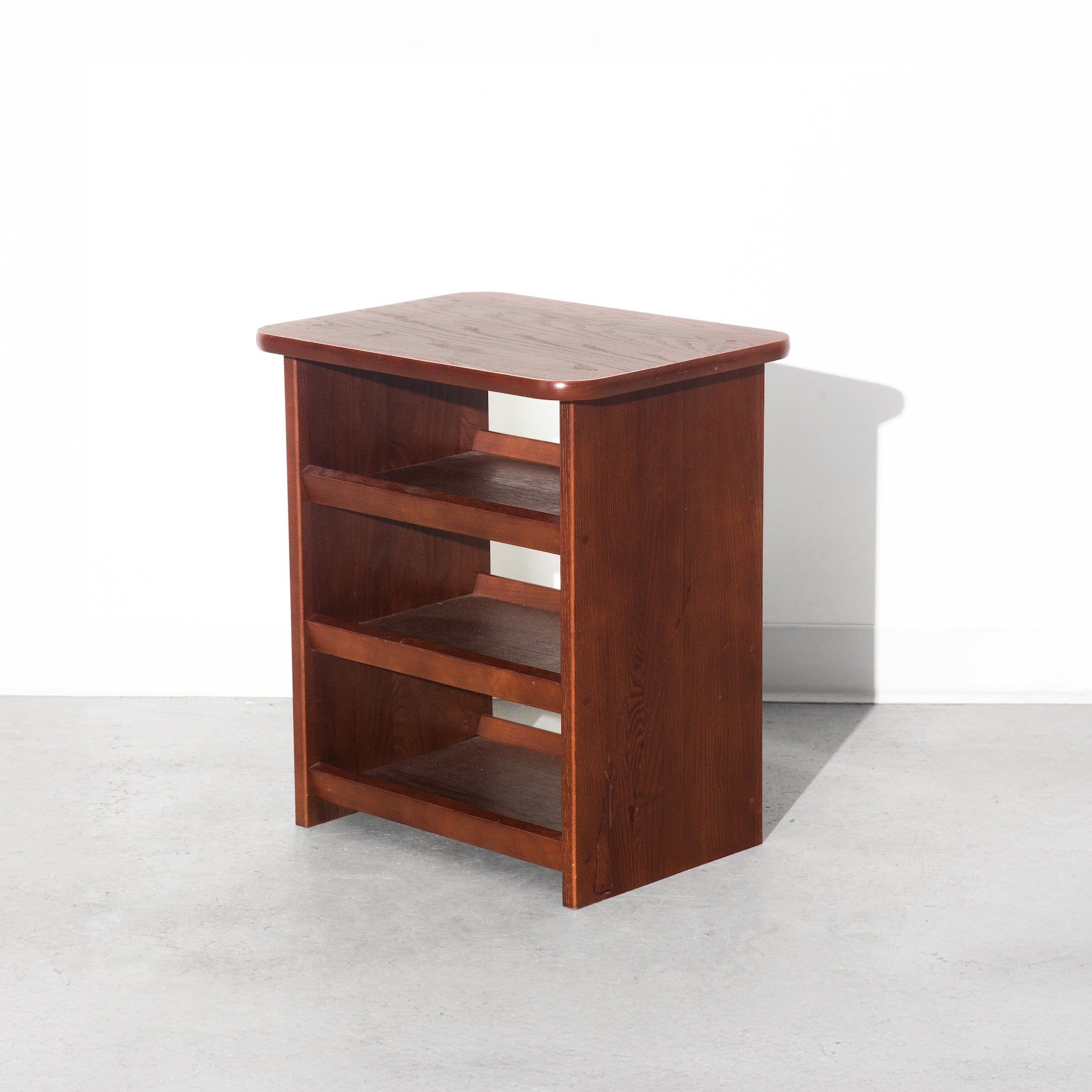 Vintage Wooden Shelf Side Table